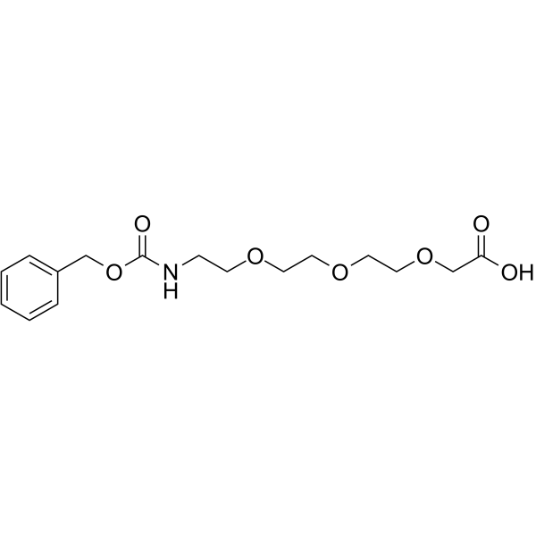 Cbz-NH-PEG3-CH2COOH Chemical Structure