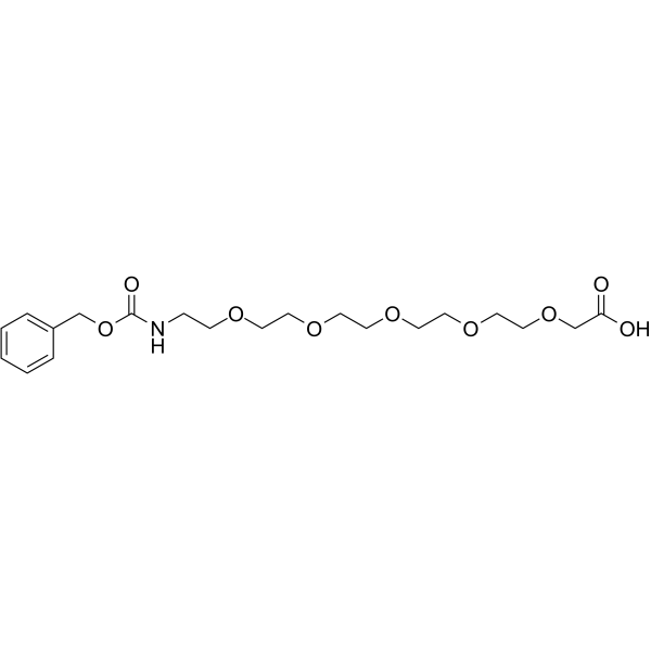 Cbz-NH-PEG5-CH2COOH Chemical Structure