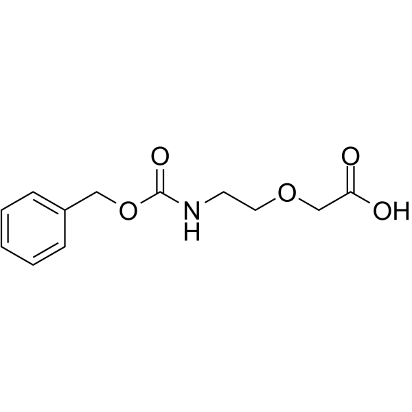 Cbz-NH-PEG1-CH2COOH Chemical Structure