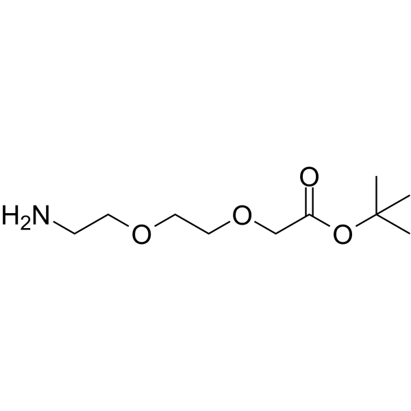 H2N-PEG2-CH2COOtBu Chemical Structure