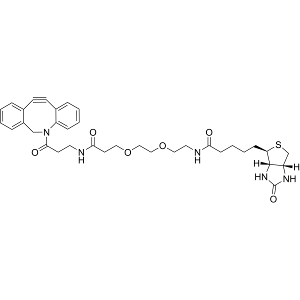 DBCO-NHCO-PEG2-Biotin Chemical Structure