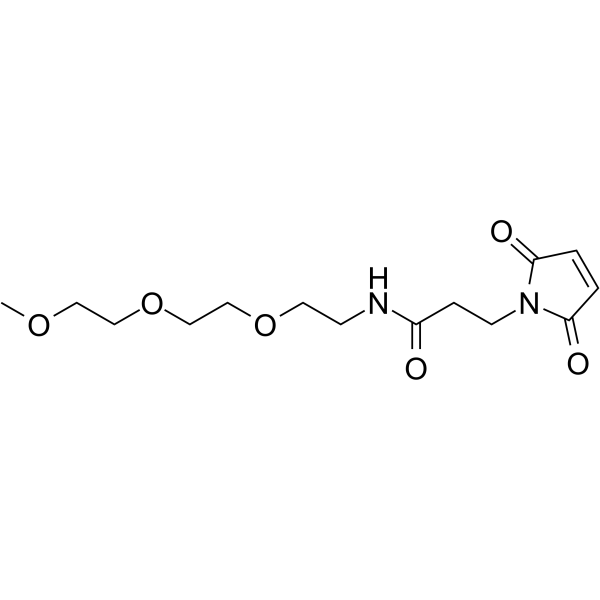 m-PEG3-Mal Chemical Structure
