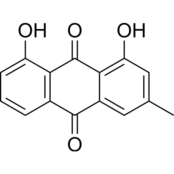 Chrysophanol Chemical Structure