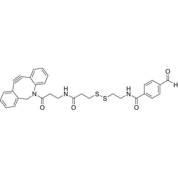 DBCO-SS-aldehyde Chemical Structure