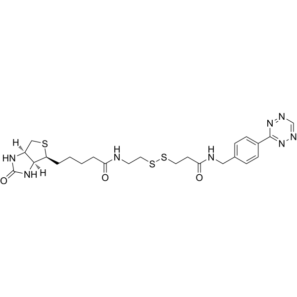 Tetrazine-SS-Biotin Chemical Structure