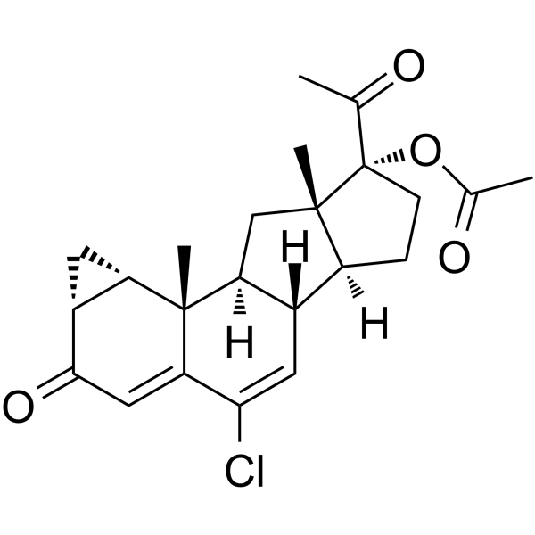 Cyproterone acetate Chemical Structure