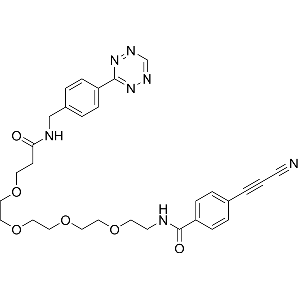 APN-PEG4-tetrazine Chemical Structure