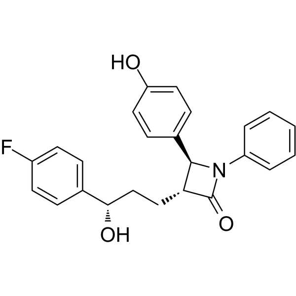 Desfluoro-ezetimibe Chemical Structure