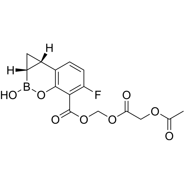 QPX7728 bis-acetoxy methyl ester