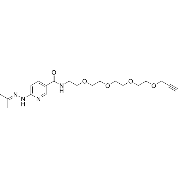 HyNic-PEG4-alkyne Chemical Structure
