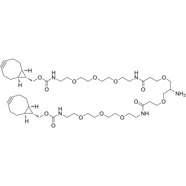 Amino-bis-PEG3-BCN Chemical Structure