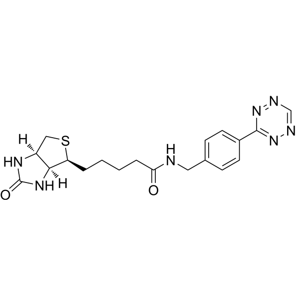 Tetrazine-biotin Chemical Structure