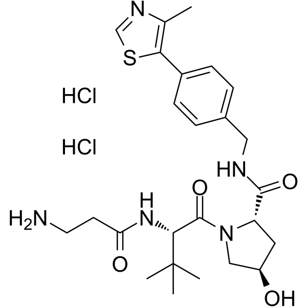 (S,R,S)-AHPC-C2-NH2 dihydrochloride Chemical Structure