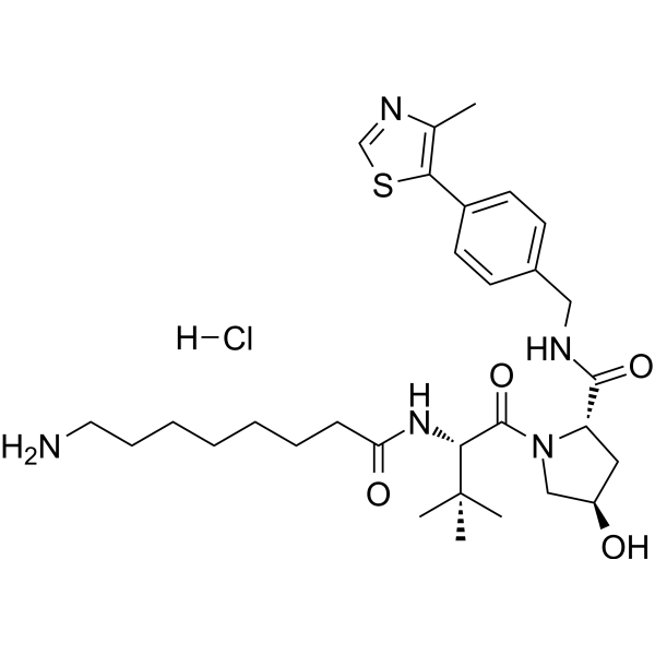 (<em>S</em>,R,<em>S</em>)-AHPC-C7-amine hydrochloride