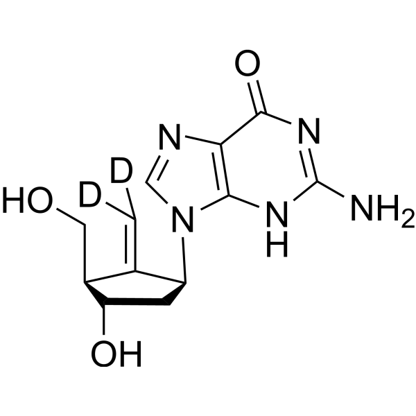 Entecavir-d<sub>2</sub> Chemical Structure