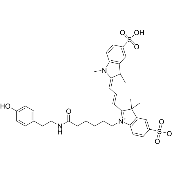 Cyanine 3 Tyramide methyl indole Chemical Structure