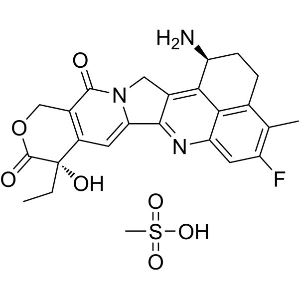 Exatecan mesylate Chemical Structure
