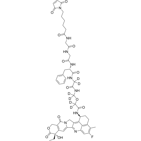 Deruxtecan-d<sub>6</sub> Chemical Structure