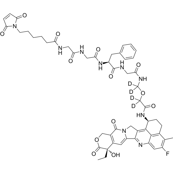 Deruxtecan-d<sub>4</sub>-1 Chemical Structure