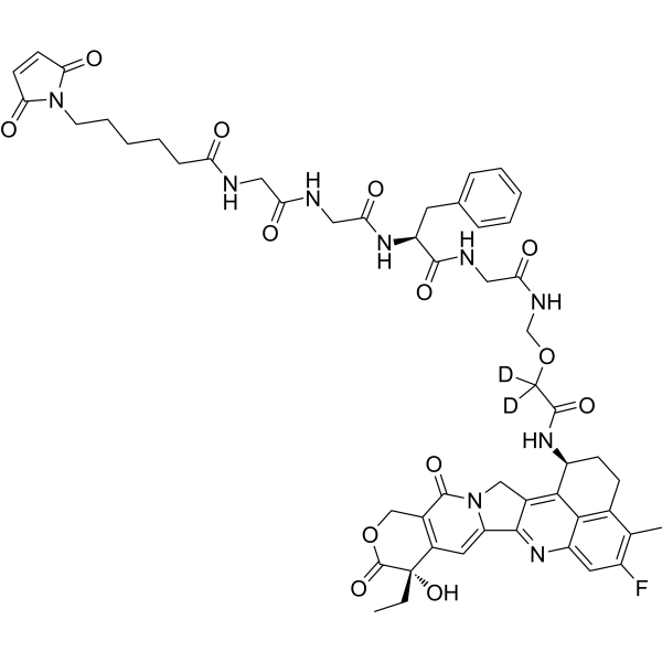 Deruxtecan-d<sub>2</sub> Chemical Structure