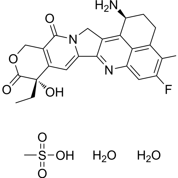 Exatecan mesylate dihydrate Chemical Structure