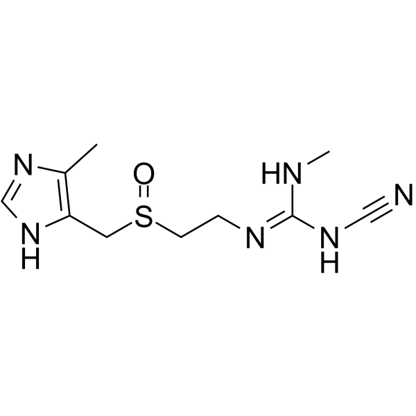 Cimetidine sulfoxide Chemical Structure