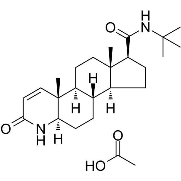 Finasteride acetate Chemical Structure