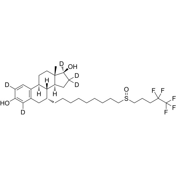 Fulvestrant-d<sub>5</sub> Chemical Structure