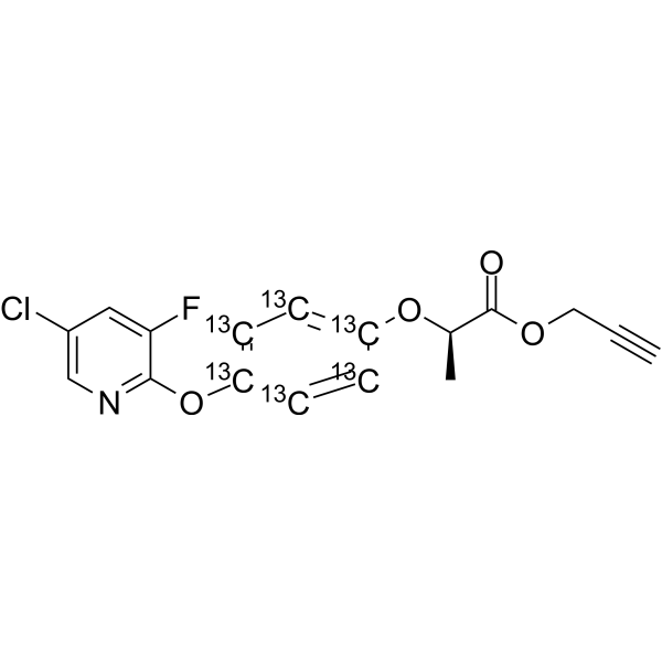 Clodinafop-propargyl-13C6 Chemical Structure