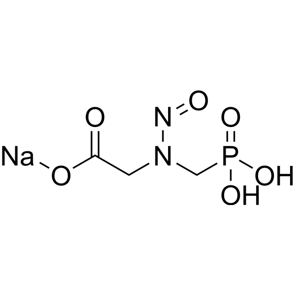 N-Nitrosoglyphosate sodium Chemical Structure
