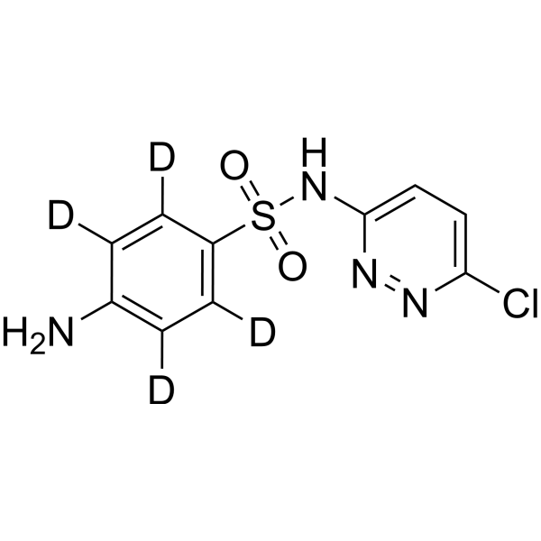 Sulfachloropyridazine-d<em>4</em>