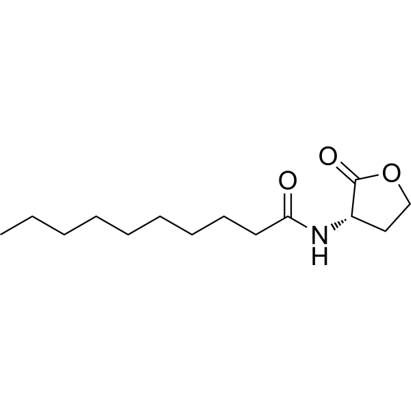 N-Decanoyl-L-homoserine lactone Chemical Structure