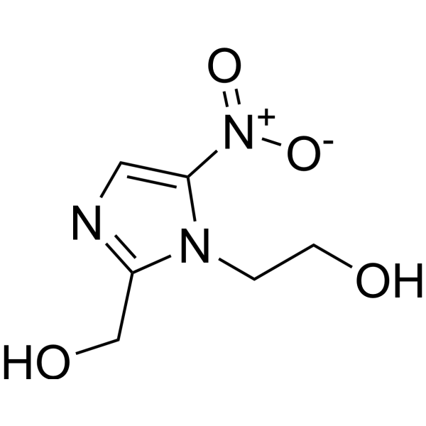 Hydroxymetronidazole Chemical Structure