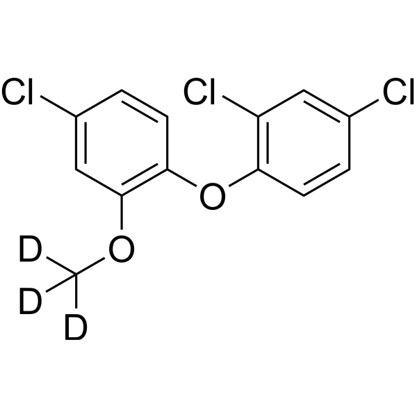 Triclosan-methyl-d<sub>3</sub> Chemical Structure