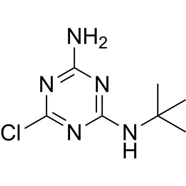 Terbuthylazine-desethyl Chemical Structure