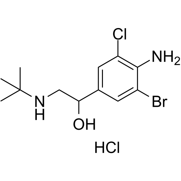 Bromchlorbuterol hydrochloride Chemical Structure