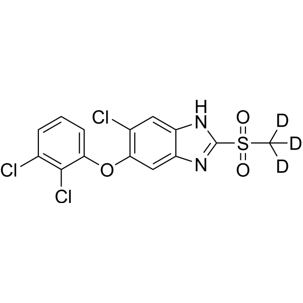 Triclabendazole sulfone-<em>d</em>3