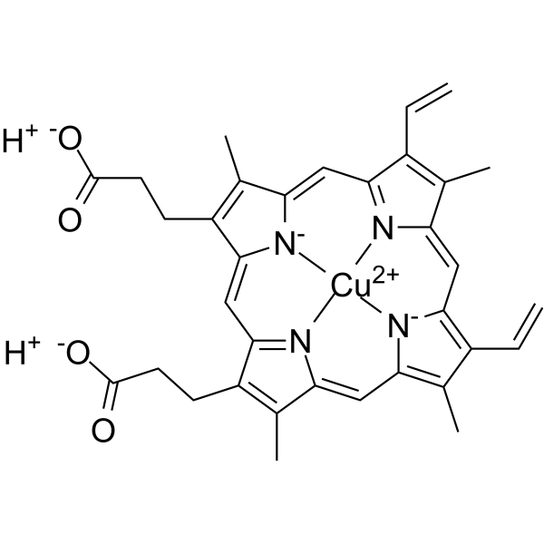 Cu(II) <em>protoporphyrin</em> <em>IX</em>