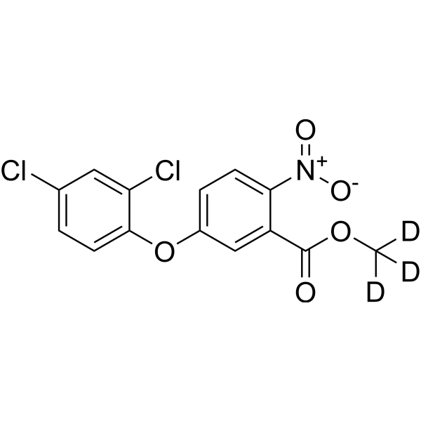 Bifenox-d<sub>3</sub> Chemical Structure