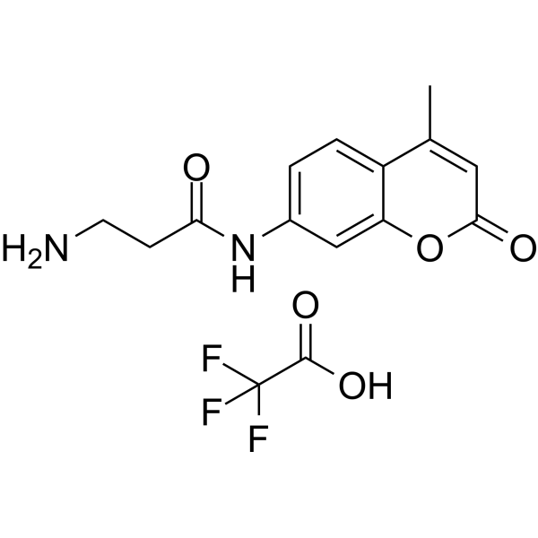 H-β-Ala-AMC TFA Chemical Structure