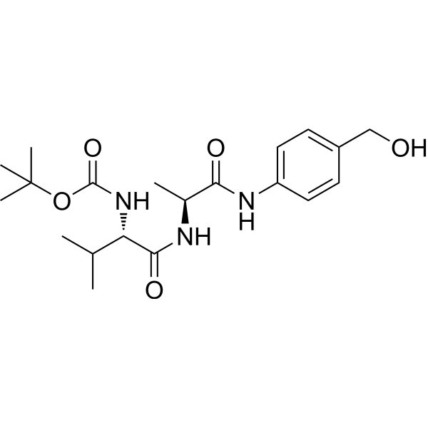 Boc-Val-Ala-PAB Chemical Structure