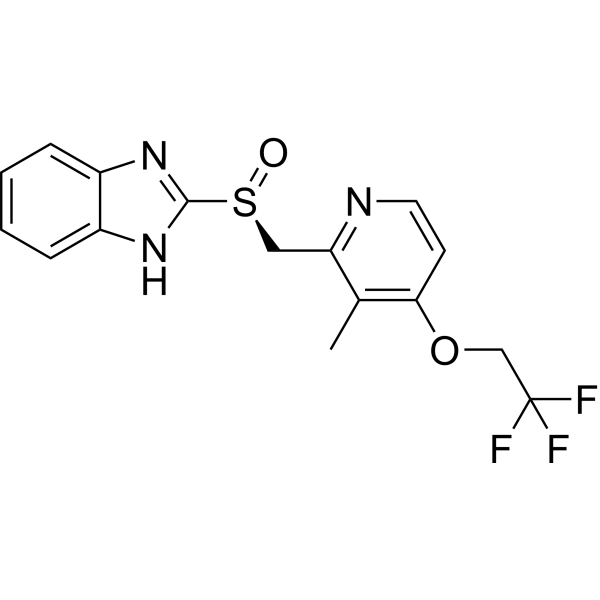 (S)-Lansoprazole Chemical Structure