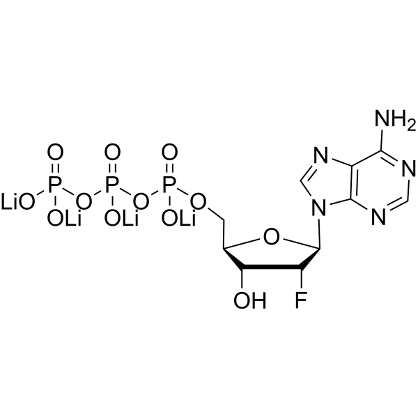 2'-Deoxy-2'-fluoroadenosine 5'-triphosphate tetralithium Chemical Structure