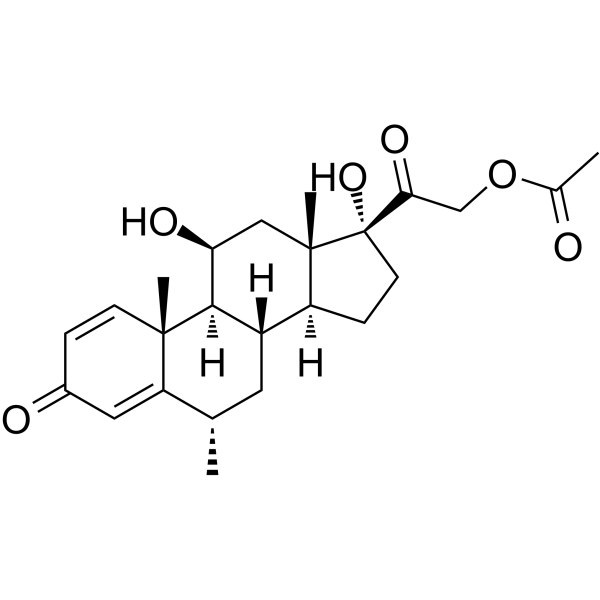 Methylprednisolone acetate Chemical Structure