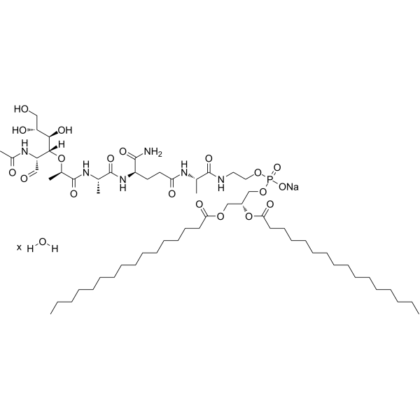Mifamurtide sodium hydrate Chemical Structure