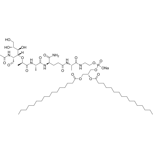 Mifamurtide sodium Chemical Structure