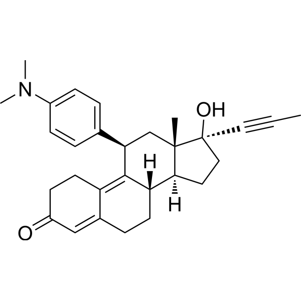 Mifepristone Chemical Structure