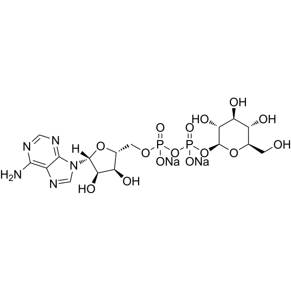 ADP-Glucose disodium Chemical Structure