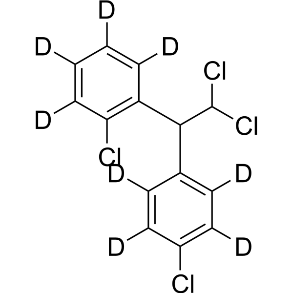 Mitotane-d<sub>8</sub> Chemical Structure