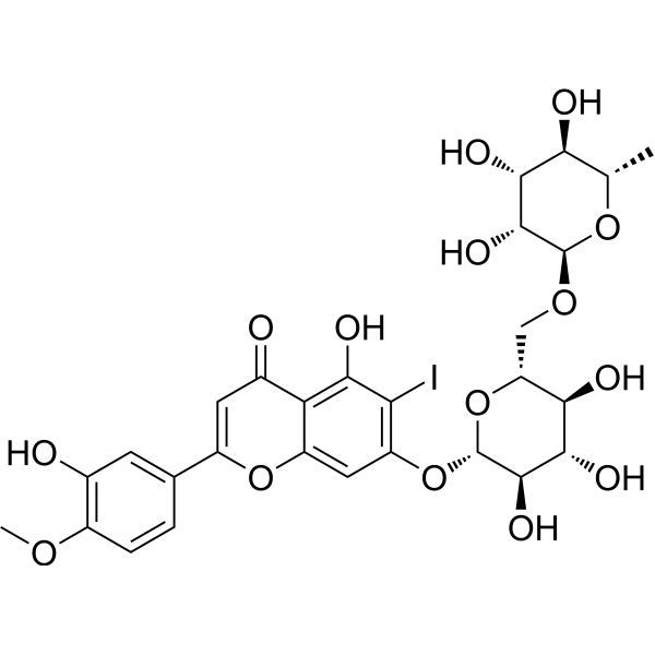 6-Iododiosmin Chemical Structure